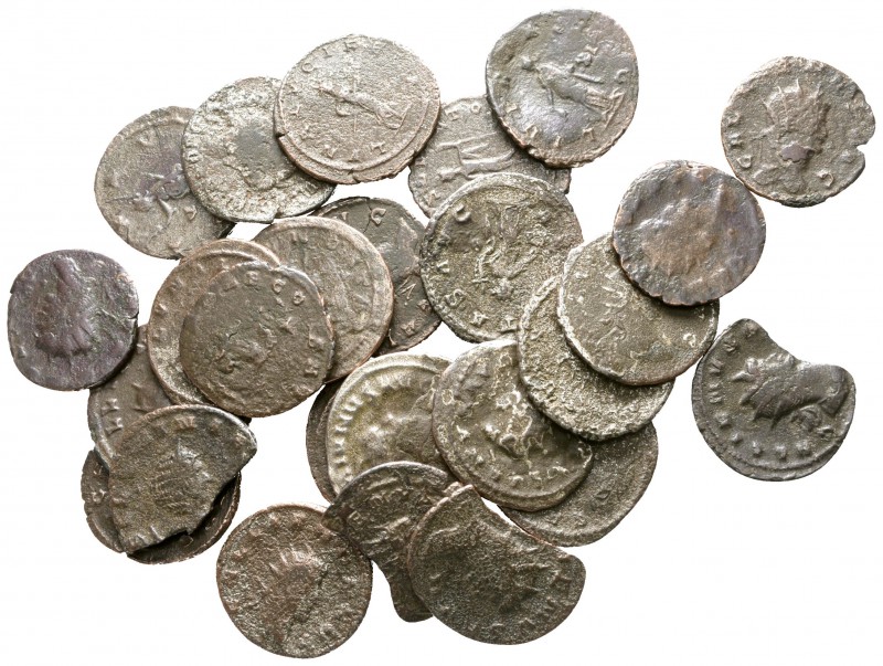 Lot of ca. 25 roman coins / SOLD AS SEEN, NO RETURN! 

fine