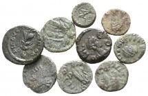 Lot of ca. 9 late roman minimi / SOLD AS SEEN, NO RETURN!<br><br>very fine<br><br>