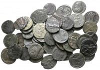 Lot of ca. 47 late roman bronze coins / SOLD AS SEEN, NO RETURN!<br><br>very fine<br><br>