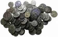 Lot of ca. 80 late roman bronze coins / SOLD AS SEEN, NO RETURN!<br><br>very fine<br><br>