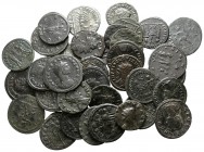 Lot of ca. 36 late roman bronze coins / SOLD AS SEEN, NO RETURN!<br><br>very fine<br><br>