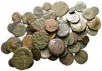 Lot of ca. 50 ancient bronze coins / SOLD AS SEEN, NO RETURN! <br><br>fine<br><br>