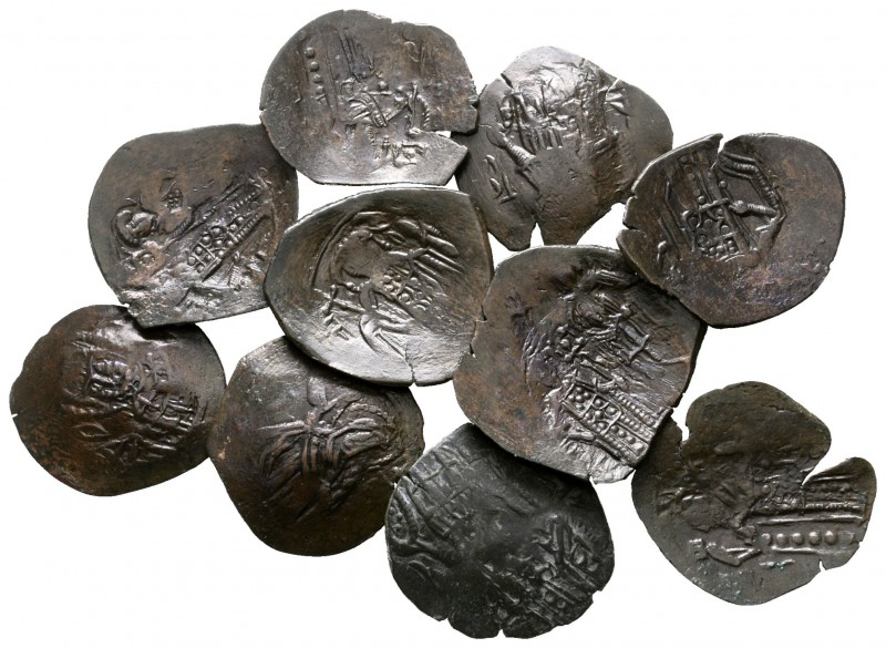 Lot of ca. 10 byzantine skyphate coins / SOLD AS SEEN, NO RETURN!

very fine