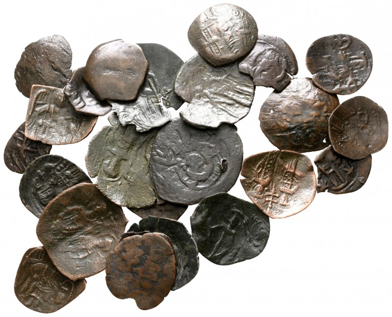 Lot of ca. 25 byzantine skyphate coins / SOLD AS SEEN, NO RETURN!

nearly very...