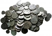 Lot of ca. 100 byzantine bronze coins / SOLD AS SEEN, NO RETURN!<br><br>nearly very fine<br><br>