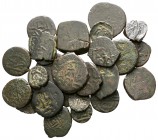 Lot of ca. 25 islamic bronze coins / SOLD AS SEEN, NO RETURN! <br><br>very fine<br><br>
