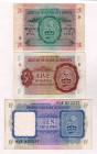 Great Britain Military Authority 2,5 - 5 - 10 Shillings 1943 (ND)
P# M3-M5, P# M3-M5; XF