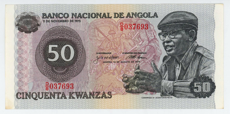 Angola 50 Kwanzas 1979
P# 114, N# 207993; # D/B 037693; UNC-