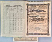Austria Niederoesterreichische ''Waldviertelbahn'' Bond for 400 kronen Vienna 1902
# 1799; VF