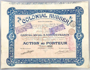 Belgium Share of Colonial Rubber S.A. for 1898
VF