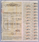 Cuba Ilustre Ayuntamiento de Santa Clara 6% Obligacion de 100 Pesos Oro. 1887
# 475; Gold bond issued by Town Hall of Santa Clara, a town in central ...