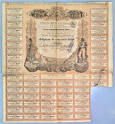 France Union Métallurgique de France Obligation de 500 Francs 1870
# 34700; central fold, large size, decorative; VF