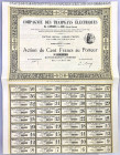 France Share of Compagnie Des Traways Électriques De Limoges À Aixe for 250 Francs 1899
VF