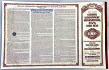 Germany Bond of Government International Loan for 100, 200, 500, 2000 Reichsmark 1930
VF