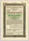Germany - Third Reich Bond of Deutschen Landesrentenbank for 500 Reichsmark 1940
# 4631; Cancelled; VF