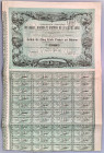 Italy Cie Fermière des Halles, Marchés et Abattoirs de la Ville de Naples Action de 500 Francs 1869
# 1848; Founded by a French investor who obtained...