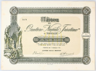 Italy Share of Cantiere Navale Triestino for 200 Lire 1919
With coupons; XF