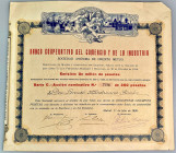 Spain Banco Cooperativo del Comercio y de la Industria Madrid Accion de 250 Pesetas 1920
# 2726; Serie C; VF
