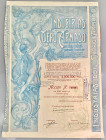 Spain Industrias de Cuero Armado Barcelona Accion de 500 Pesetas 1932
# 6010; Barcelona; VF