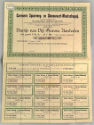 Venezuela Carenero Spoorweg- en Stoomvaart-Maatschappij, Amsterdam Preferred share for £5 or 60 Gulden Specimen
VF