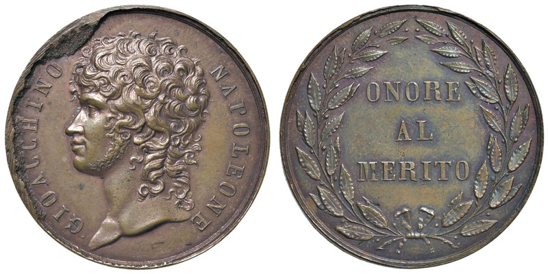 NAPOLI. Gioacchino Napoleone (1808-1815). Medaglia 1809 (Coniata a Napoli). Prem...