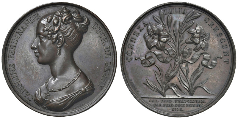 NAPOLI. Ferdinando I di Borbone (1816-1825). Medaglia 1816 (Coniata a Parigi). P...