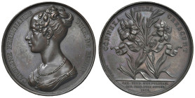 NAPOLI. Ferdinando I di Borbone (1816-1825). Medaglia 1816 (Coniata a Parigi). Per le Nozze della Principessa M. Carolina di Borbone col Duca di Berry...