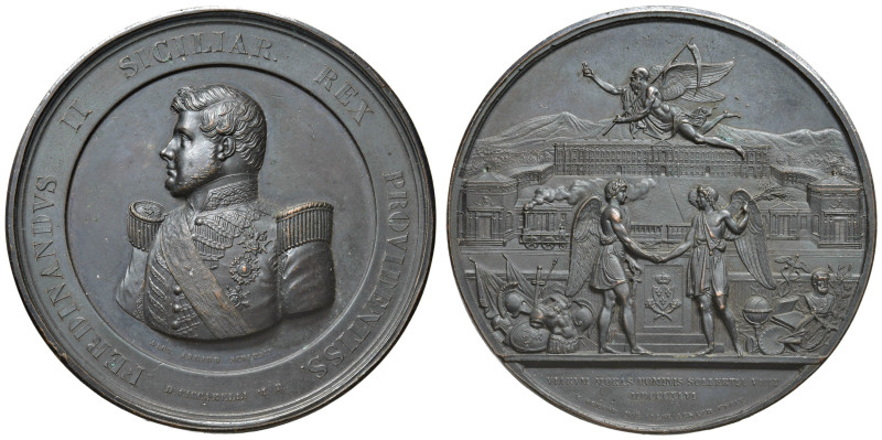 NAPOLI. Ferdinando II di Borbone (1830-1859). Medaglia 1846 (coniata a Napoli). ...