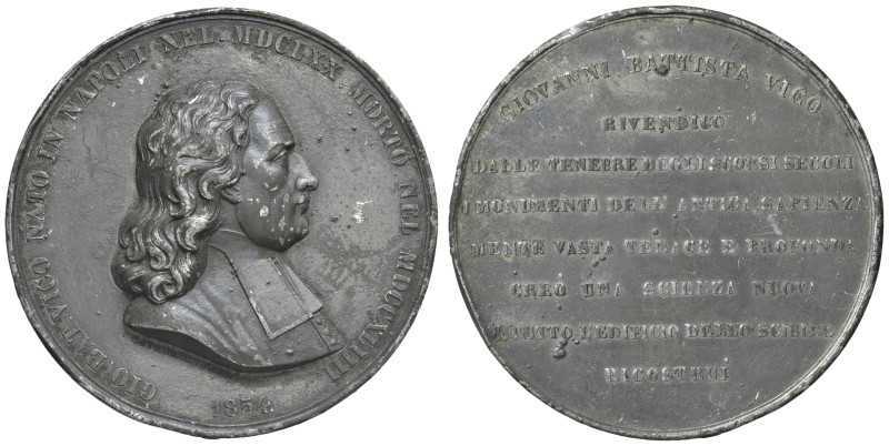 NAPOLI. Ferdinando II di Borbone (1830-1859). Medaglia 1854 (coniata a Napoli). ...