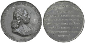 NAPOLI. Ferdinando II di Borbone (1830-1859). Medaglia 1854 (coniata a Napoli). In memoria di Giovan Battista Vico. Opus: V. Catenacci. MB (g 130,00 -...