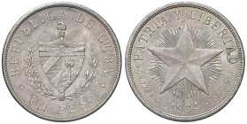 CUBA. 1 Peso 1934. AG (26,65). KM 15.2
qFDC