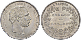 DANIMARCA. Christian IX (1863-1906). 2 kroner 1888. AG (g 15,00). KM 799.
qFDC