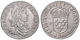 FRANCIA. Luigi XIV (1643_1715). 1/12 Ecu 1661 D. AG (g 2,24). Gad. 115.
BB/qSPL