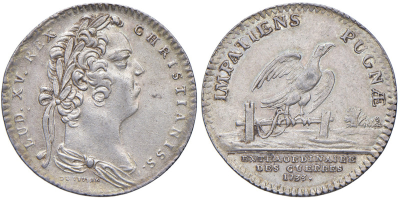 FRANCIA. Luigi XV (1715-1774). Gettone 1733. AG (g 5,76).
qSPL/SPL