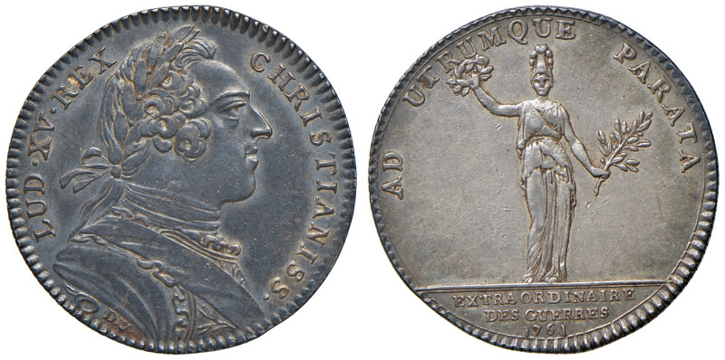 FRANCIA. Luigi XV (1715-1774). Gettone 1761. AG (g 7,63).
qSPL