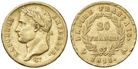 FRANCIA. Napoleone I, Imperatore (1804-1815). 20 Franchi 1811 A. AU (g 6,39). Gad. 1025.
BB