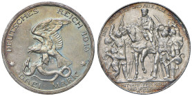 GERMANIA. Prussia. Guglielmo II (1888-1918). 3 Marchi 1913. AG (g 16,69). KM 534. Patina iridescente.
FDC
