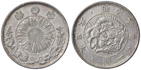 GIAPPONE. Mutsuhito (1867-1912). Yen 1870. AG (g 27,05). KM Y 5.1.
SPL