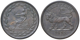 GRAN BRETAGNA. Token. 1/2 penny 1813. CU (g 8,58).
SPL