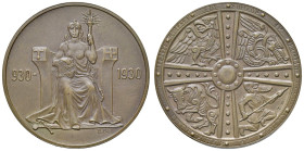 ISLANDA. Cristiano X (1912-1944). Moneta-Medaglia da 2 Kronur 1930. BR (g 20,11). KM M1.
qFDC