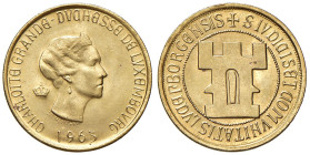 LUSSEMBURGO. Charlotte (1919-1964). 20 franchi 1963. AU (g 6,43). KM-X#M2b.
FDC