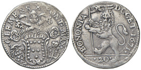 BOLOGNA. Clemente X (1670-1676). Lira 1671. AG (g 6,21). Munt. 56; MIR 1971/1. Pulita.
BB