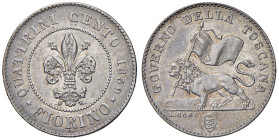 FIRENZE. Governo Provvisorio. (1859-1860). Fiorino 1859. AG (g 6,87). Gig.2.
BB+