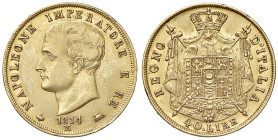 MILANO. Napoleone I (1805-1814). 40 Lire 1814. AU (g 12,87). Gig. 82. 
BB/BB+