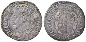 NAPOLI. Filippo II di Spagna (1554-1598). Tarì. AG (g 5,87). Magliocca 40. RR
BB
