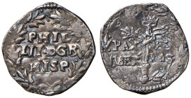 NAPOLI. Filippo III di Spagna (1598-1621). 3 Cinquine. AG (g 2.13). Magliocca 27. R Bell'esemplare.
SPL