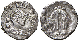 NAPOLI. Filippo III di Spagna (1598-1621). 1/2 Carlino. AG (g 1,35). Magliocca 46. RRRR Esemplare di grande rarità. Nota: per questa moneta non si eff...