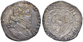 NAPOLI. Filippo IV di Spagna (1621-1665). Tarì 1623. AG (g 5,98). Magliocca 23. R Magnifico esemplare corredato da patina da medagliere.
SPL+