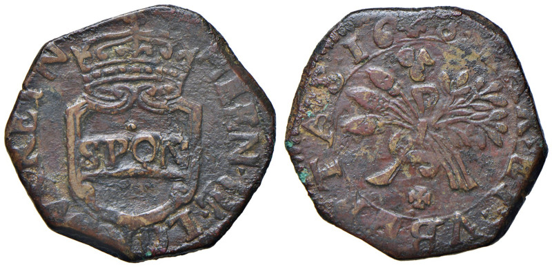 NAPOLI. Repubblica (1648). Pubblica 1648. CU (g 7,55). Magliocca 3. R
BB+