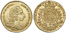 NAPOLI. Carlo di Borbone (1734-1759). 6 Ducati 1755. AU (g 8,80). Magliocca 117; Gig.7. R
SPL/FDC